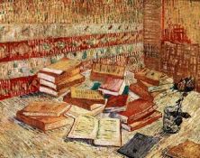 Haga click para ver la imagen ampliada 1887 nature morte aux livres et a la rose.jpg